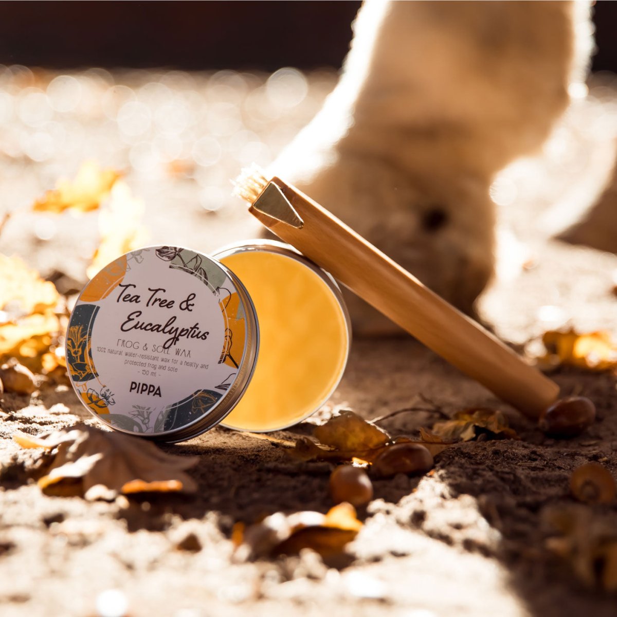 PIPPA Tea Tree & Eucalyptus Straal en Zool Wax - PIPPA Equestrian Soap - Hoefverzorging